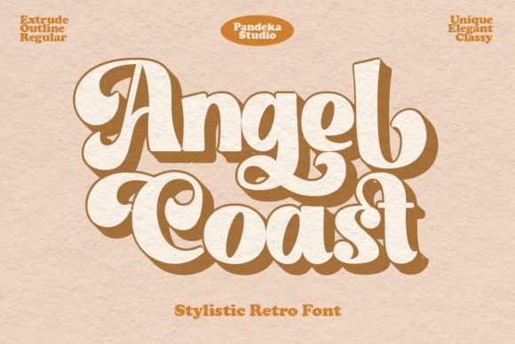 Angel Coast Font: The Retro Serif for Bold Campaigns