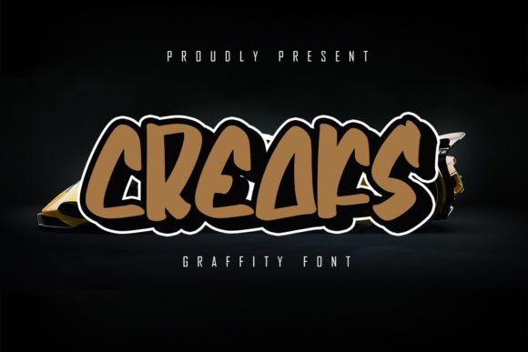 Creaks: A Playful Display Font for Fun Branding Projects