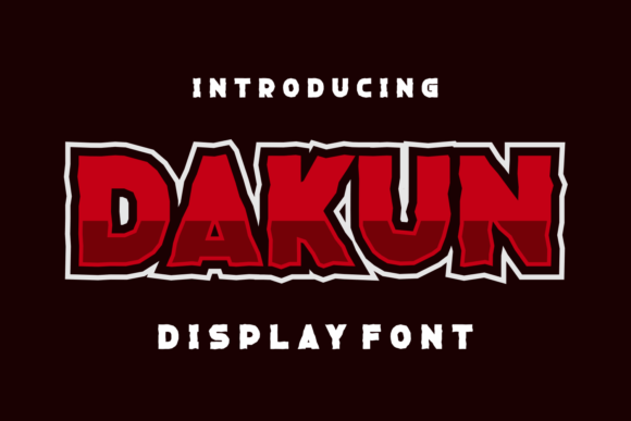 Dakun Typeface: The Ultimate Display Font for Modern Branding