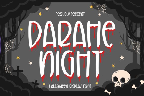 Darahe Night: The Ultimate Halloween Display Font for Creators