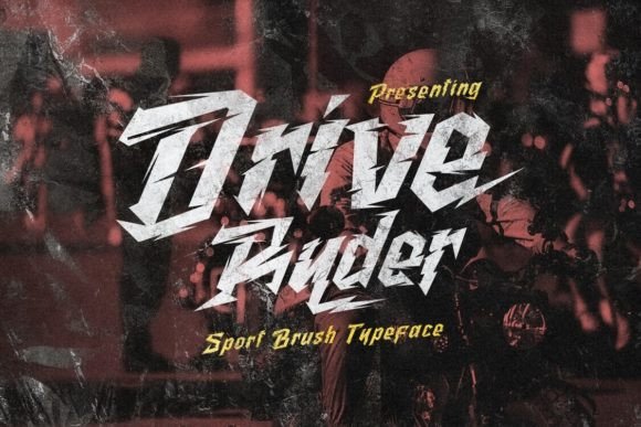 Drive Ryder: The Bold Typeface for Speed-Themed Editorial Design