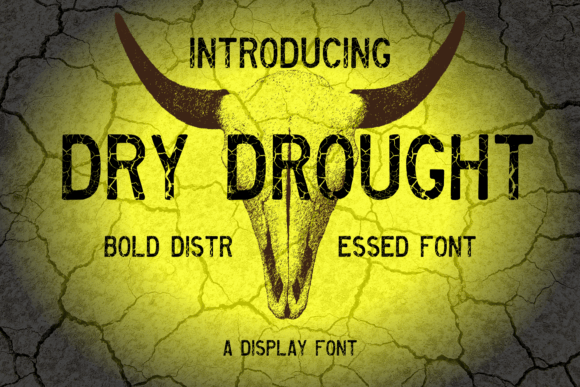 Dry Drought: A Bold Display Typeface for Digital Brands