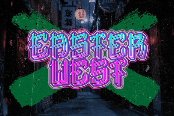 Easter West: A Bold Display Font for Modern Branding