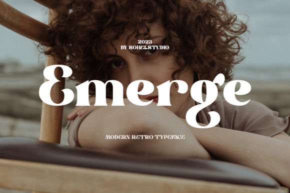 Emerge: A Bold Serif Typeface for Editorial Design