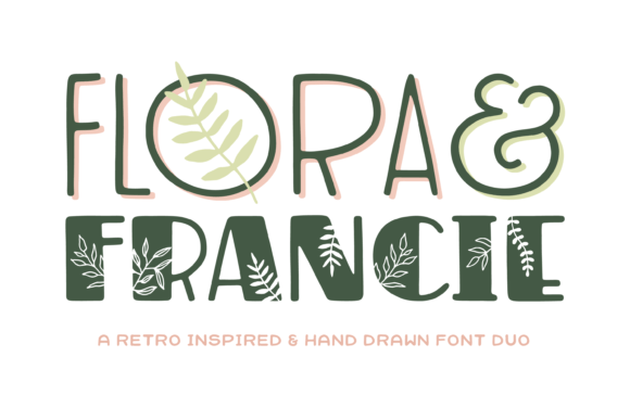 Flora Francie: The Retro Display Typeface for Bold Campaigns
