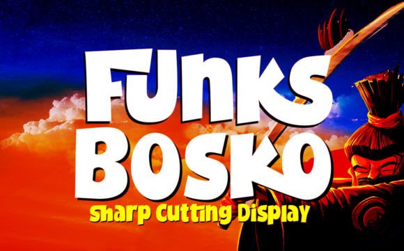Funks Bosko: A Bold Display Font for Editorial Design