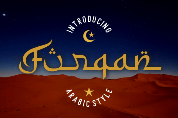 Furqan: The Premium Display Typeface for Authentic Arabic Branding