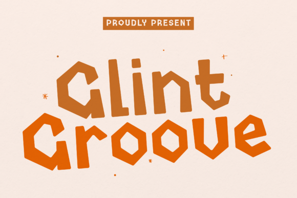 Glint Groove: A Bold Display Font for Editorial Design