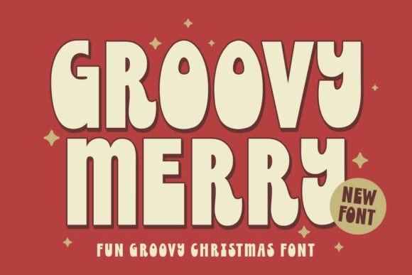 Groovy Merry: The Ultimate Christmas Display Font for Editorial Design