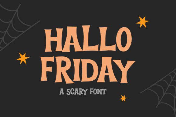 Hallo Friday: The Spooky Typeface for Your Brand's Halloween Magic