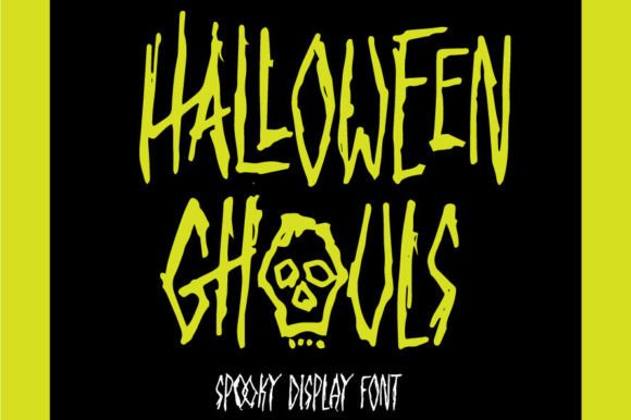 Halloween Ghouls: A Spooky Display Typeface for Editorial Design
