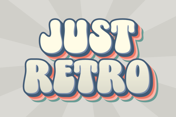 Just Retro: The Chunky Display Typeface for Scroll-Stopping Campaigns