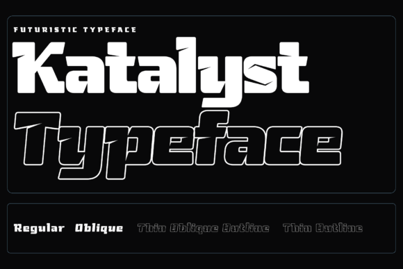 Katalyst: The Futuristic Display Font for High-Energy Campaigns