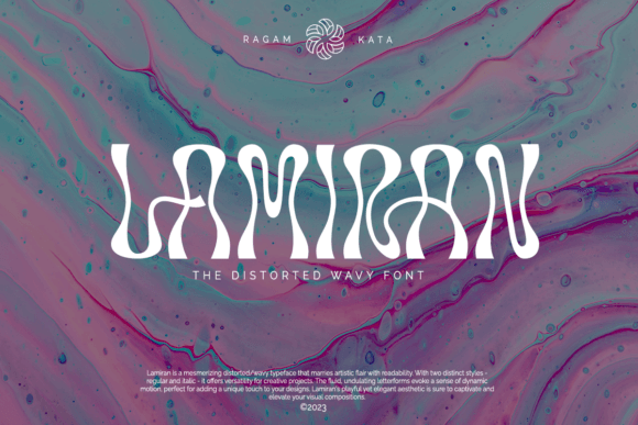 Lamiran: A Whimsical Display Font for Modern Editorial Design