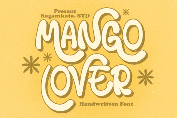 Mango Lover: The Whimsical Display Font for Handmade Creators