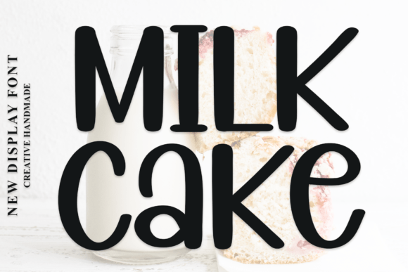 Milk Cake: The Premium Display Font for Elevating Your Brand Identity