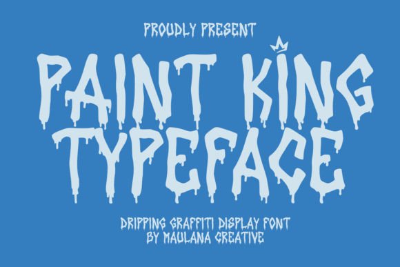 Paint King: A Bold Display Typeface for Modern Editorial Design