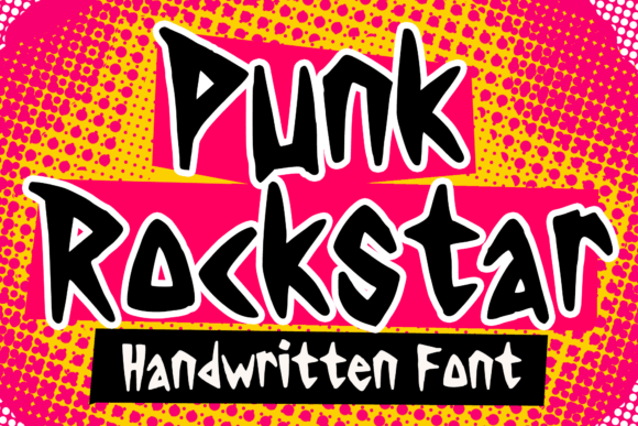 Punk Rockstar: The Ultimate Display Font for Bold Designs