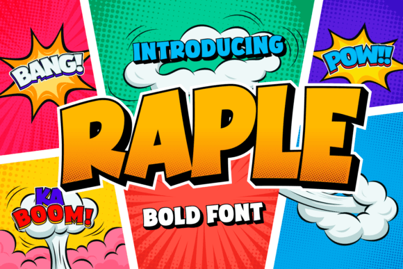 Raple: The Thick Display Font for Bold Business Branding