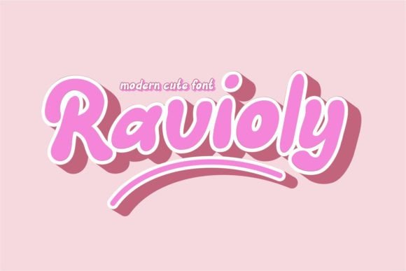Ravioly Typeface for Bold Brand Headlines