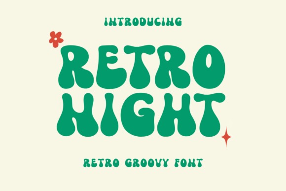 Retro Night: The Perfect Display Font for Handmade Crafts