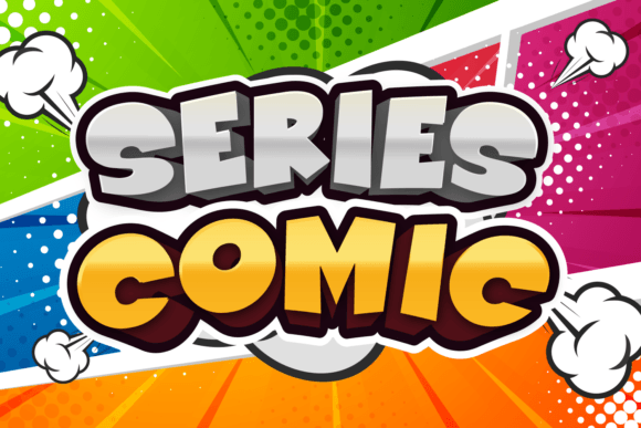 Series Comic: The Superhero Display Typeface for Bold Campaigns