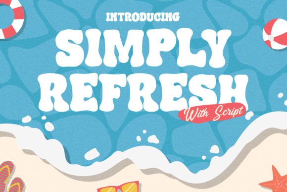 Simply Refresh: The Playful Display Font for Scroll-Stopping Visuals