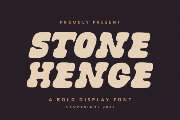 Stonehenge: A Vintage Display Typeface for Editorial Design