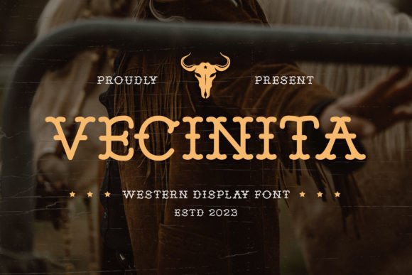 Vecinita: The Bold Western Display Font for High-Impact Marketing