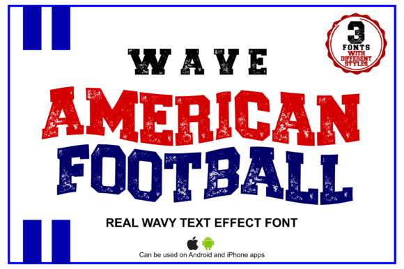 Wave American Football: A Fierce Display Font for Editorial Projects